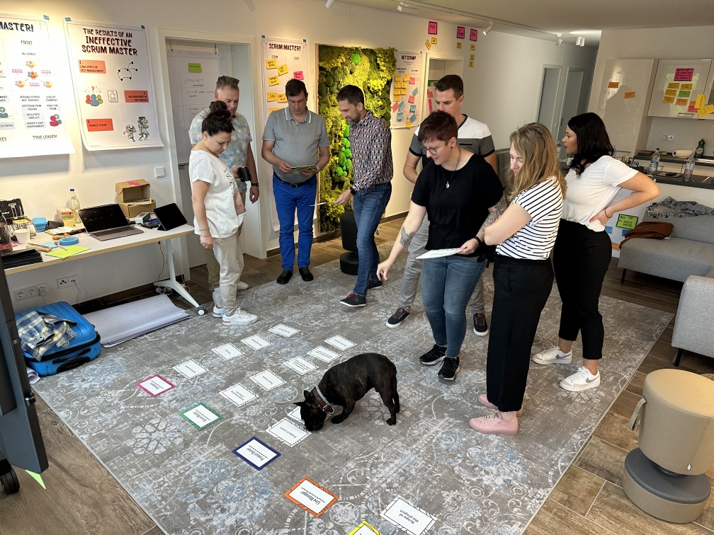 Management in Scrum - Herbert takes action